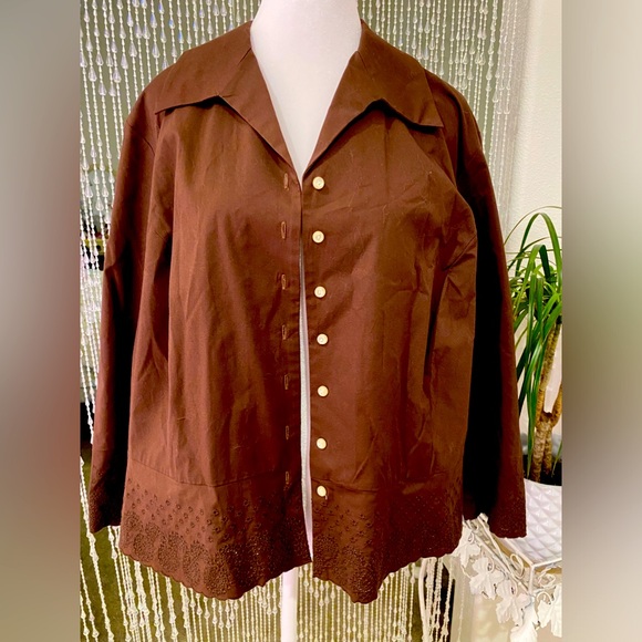 JONES NEW YORK BLOUSE NWOT - Picture 1 of 7